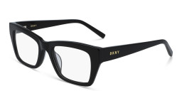 DKNY Square Eyeglasses in Black – Product Photo 2