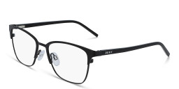 Shop DKNY Square Eyeglasses in Black online.
