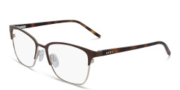 Shop DKNY Square Eyeglasses in Brown online.