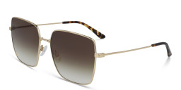 Calvin Klein Oversized Square Sunglasses in Gold – Product Photo 2