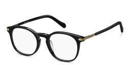 Fossil Round Eyeglasses in Black – Product Photo 2