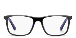 Fossil Rectangle Eyeglasses in Black – Product Photo 1