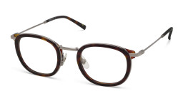 Shop EYE'M Square Eyeglasses in Silver online.