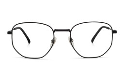 Shop EYE'M Irregular Eyeglasses in Black online.