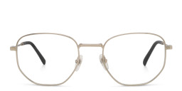 Shop EYE'M Irregular Eyeglasses in Silver online.