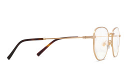 Shop EYE'M Irregular Eyeglasses in Gold online.