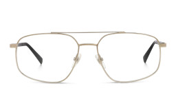 EYE'M Wide Aviator Eyeglasses in Silver – Product Photo 1