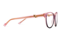 EYE'M Cat Eye Eyeglasses in Pink – Product Photo 4