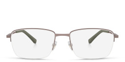 EYE'M Half Rim Rectangle Eyeglasses in Dusty Rose – Product Photo 1