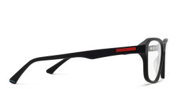 EYE'M Wide Rectangle Eyeglasses in Black – Product Photo 4
