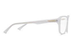 EYE'M Wide Rectangle Eyeglasses in Clear – Product Photo 4