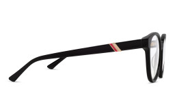 EYE'M Round Eyeglasses in Black – Product Photo 4