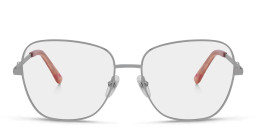 EYE'M Wide Square Eyeglasses in Silver – Product Photo 2