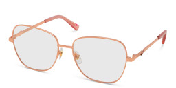 EYE'M Wide Square Eyeglasses in Rose Gold – Product Photo 3