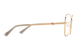 EYE'M Wide Square Eyeglasses in Gold – Product Photo 4