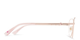 EYE'M Wide Cat Eye Eyeglasses in Rose Gold – Product Photo 4