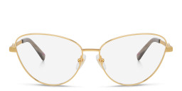 EYE'M Wide Cat Eye Eyeglasses in Gold – Product Photo 1
