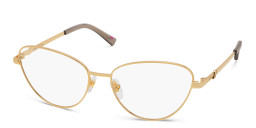 EYE'M Wide Cat Eye Eyeglasses in Gold – Product Photo 3