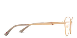 EYE'M Wide Cat Eye Eyeglasses in Gold – Product Photo 4