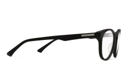 EYE'M Round Eyeglasses in Black – Product Photo 4