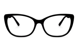 EYE'M Kids Cat Eye Eyeglasses in Black – Product Photo 1