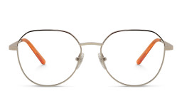 Shop EYE'M Kids Irregular Eyeglasses in Silver online.