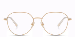EYE'M Kids Irregular Eyeglasses in Gold – Product Photo 1