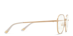 EYE'M Kids Irregular Eyeglasses in Gold – Product Photo 3