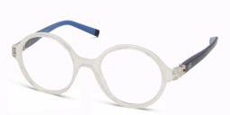 EYE'M Kids Round Eyeglasses in Clear – Product Photo 2