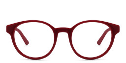 EYE'M Kids Round Eyeglasses in Red – Product Photo 1