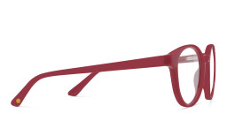 EYE'M Kids Round Eyeglasses in Red – Product Photo 3