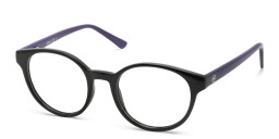 EYE'M Kids Round Eyeglasses in Black – Product Photo 2