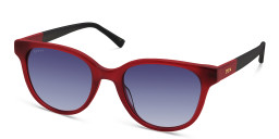 EYE'M Square Sunglasses in Red – Product Photo 3