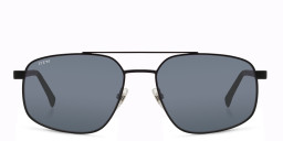 EYE'M Aviator Sunglasses in Black – Product Photo 1