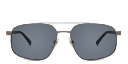 EYE'M Aviator Sunglasses in Silver/Grey – Product Photo 4