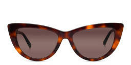 EYE'M Cat Eye Sunglasses in Havana/Brown – Product Photo 1