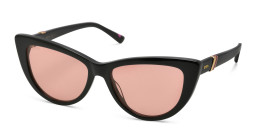 EYE'M Cat Eye Sunglasses in Black – Product Photo 3