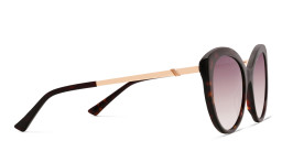 EYE'M Cat Eye Sunglasses in Havana – Product Photo 4