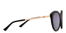 EYE'M Cat Eye Sunglasses in Black – Product Photo 4