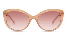 EYE'M Cat Eye Sunglasses in Nude/Brown Pink – Product Photo 3