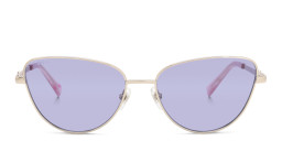 EYE'M Cat Eye Sunglasses in Gold – Product Photo 1