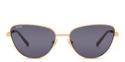 Shop EYE'M Cat-Eye Sunglasses in Gold online.