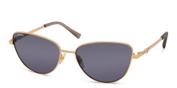 Shop EYE'M Cat-Eye Sunglasses in Gold online.