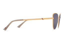 Shop EYE'M Cat-Eye Sunglasses in Gold online.