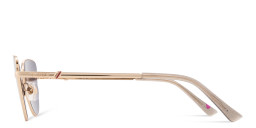 Shop EYE'M Cat-Eye Sunglasses in Gold online.