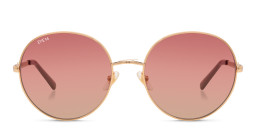 EYE'M Round Sunglasses in Gold – Product Photo 1