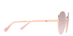 EYE'M Round Sunglasses in Gold – Product Photo 4