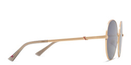 EYE'M Round Sunglasses in Gold – Product Photo 4