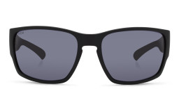 EYE'M Rectangle Sunglasses in Black – Product Photo 1