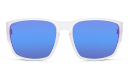 EYE'M Rectangle Sunglasses in Clear – Product Photo 1